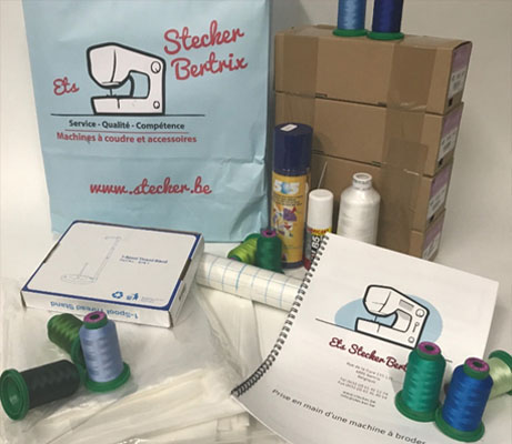 Fils et consommables pour la broderie