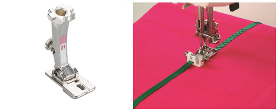 Pied presseur paillettes, rubans