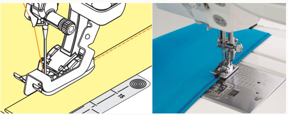 Pied ourlet invisible