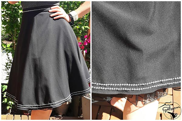 Couture d'un bustier avec la machine à coudre Bernette b37