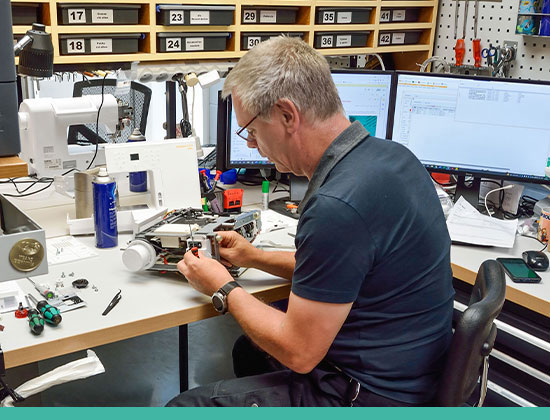 Entretien et réparation de machines à coudre et broder, surjeteuses toutes marques