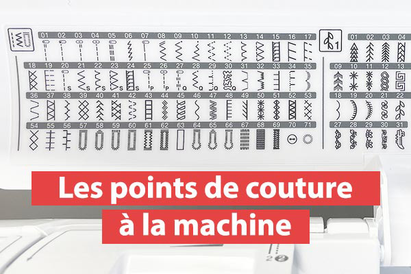 Les différents types de points de couture à la machine ? Les différents types de points de couture à la machine ?