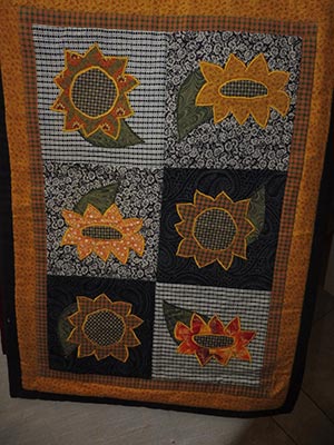 Appliqué : Tournesols