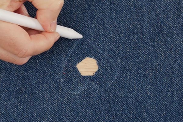 Tracer la forme du renfort