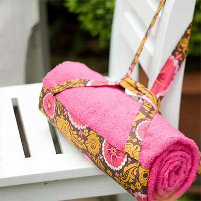 Coudre un essuie de plage personnalisé