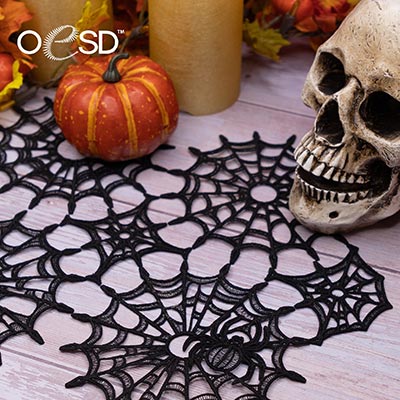 Le centre de table toile d’araignée pour Halloween