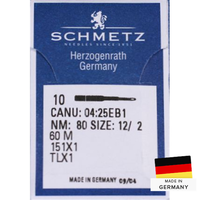 Aiguilles courbes (10) 151x7 TLX7 60M NM80 Aiguilles courbes (10) 151x7 TLX7 60M NM80