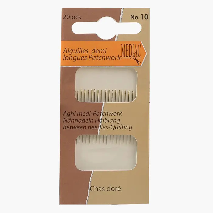 Aiguilles demi longues patchwork n°10 Aiguilles demi longues patchwork n°10