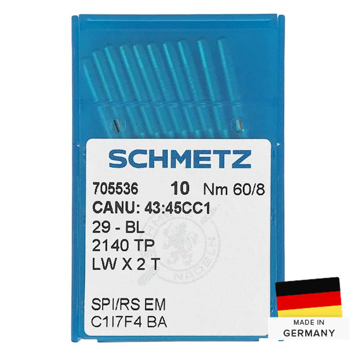 Aiguilles Schmetz 29-BL LWX2T Aiguilles Schmetz 29-BL LWX2T