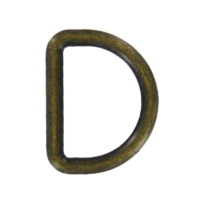 Anneau métallique (2) en D 15mm bronze Anneau métallique (2) en D 15mm bronze