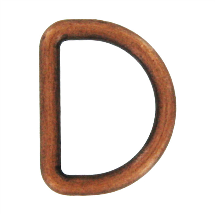 Anneau métallique en D 25mm cuivre Anneau métallique en D 25mm cuivre