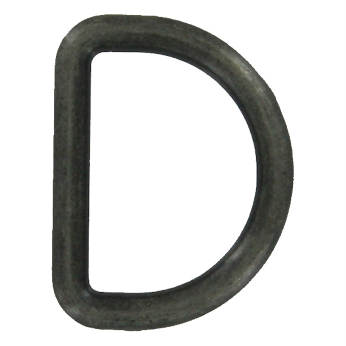 Anneau métallique en D 30mm arg. vieilli Anneau métallique en D 30mm arg. vieilli