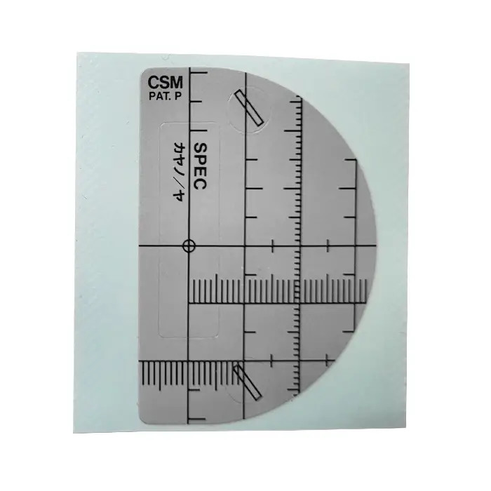 Autocollant gradué pour plaque à aiguille Autocollant gradué pour plaque à aiguille