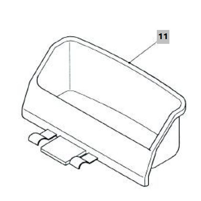 Bac à déchets surjeteuse Bac à déchets surjeteuse