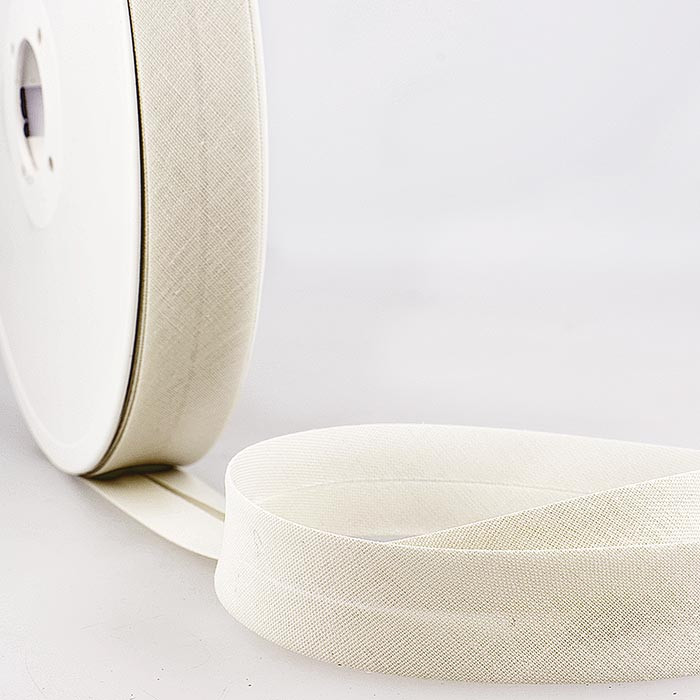 Biais étroit 20mm lin au mètre Biais étroit 20mm lin au mètre