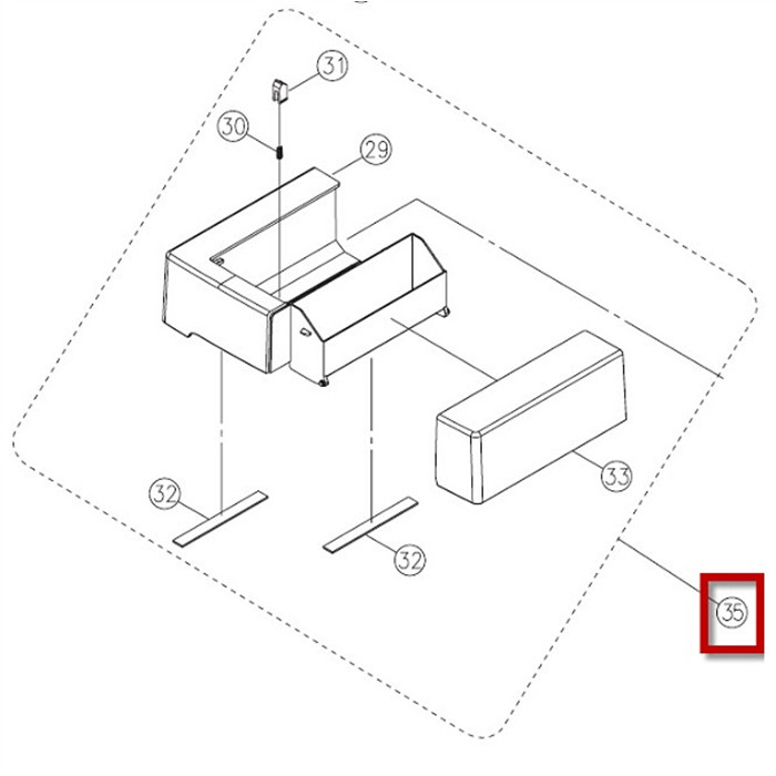 Boîte d'accessoire vide Boîte d'accessoire vide