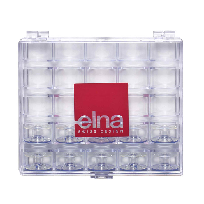 Boîte de 10 canettes "easy bobbin" ELNA Boîte de 10 canettes "easy bobbin" ELNA