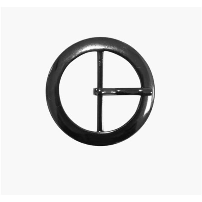 Boucle métal 25mm noir brillant Boucle métal 25mm noir brillant