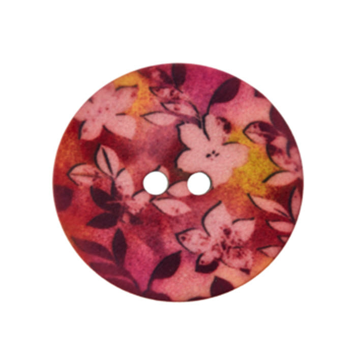 Bouton polyester 2 trous 23mm Bouton polyester 2 trous 23mm