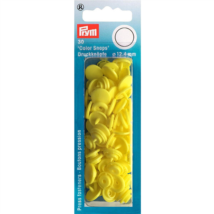 Bouton pression 12.4mm jaunes Prym Bouton pression 12.4mm jaunes Prym