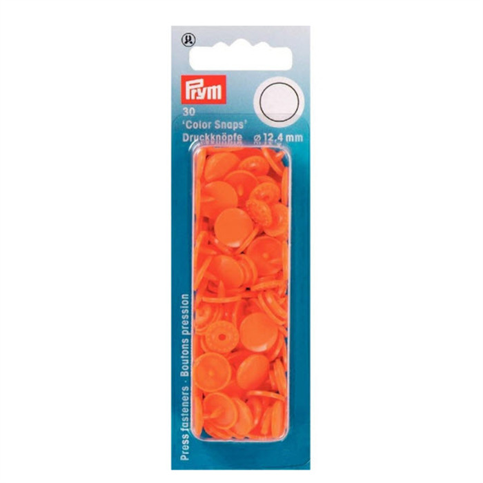Bouton pression 12.4mm oranges Prym Bouton pression 12.4mm oranges Prym