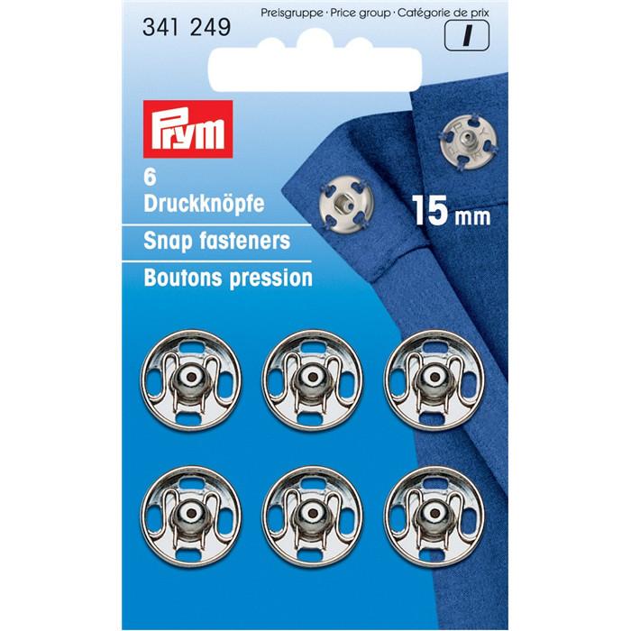 Bouton pression à coudre 15mm Prym Bouton pression à coudre 15mm Prym