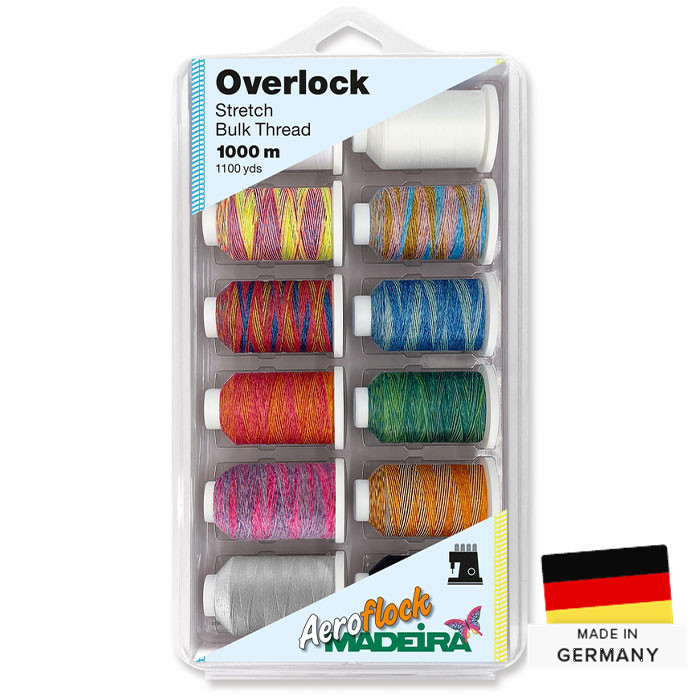 Box 12 fils mousse 1000m Madaira Aeroflock n°100 Box 12 fils mousse 1000m Madaira Aeroflock n°100