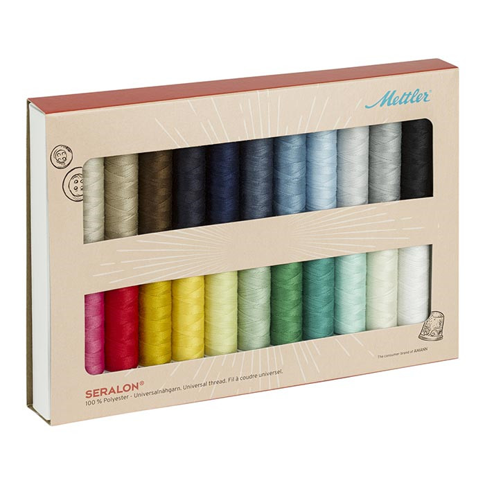 Box / Coffret bobines couture 22 x 100m Box / Coffret bobines couture 22 x 100m