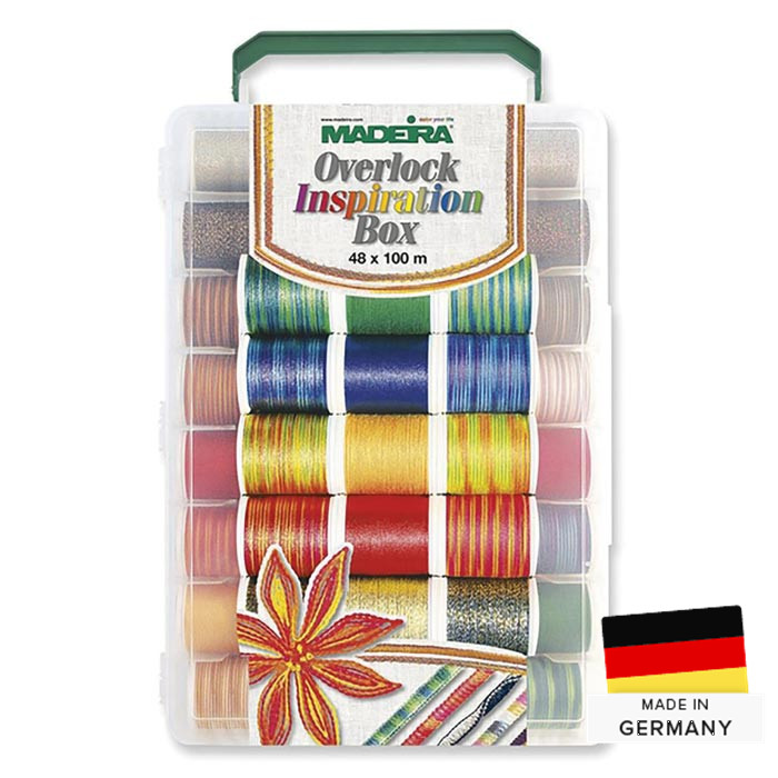 Box de fils 48x100m Madeira Overlock Inspiration Box de fils 48x100m Madeira Overlock Inspiration