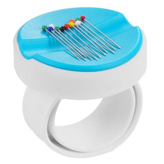 Bracelet porte-épingles aimanté bleu Bracelet porte-épingles aimanté bleu