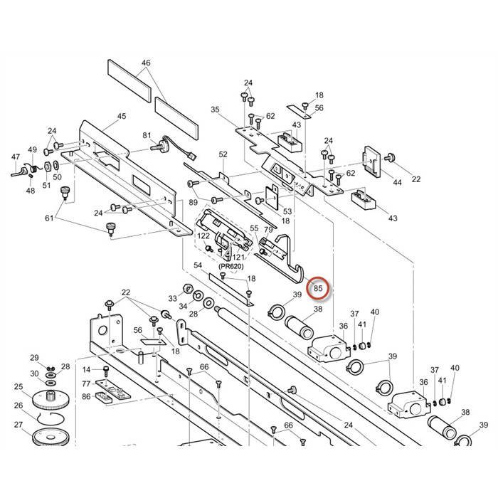 Cable, nappe bras supérieur PR Cable, nappe bras supérieur PR