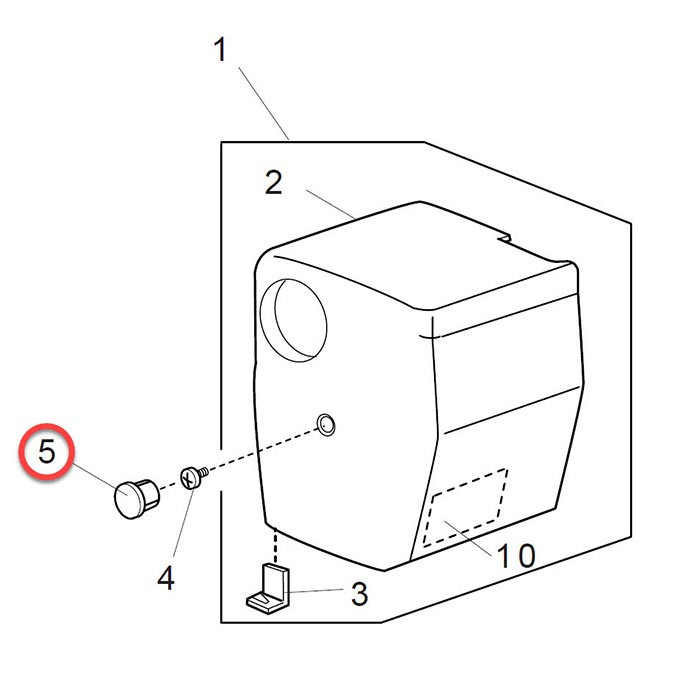 Capuchon cache vis JANOME Capuchon cache vis JANOME