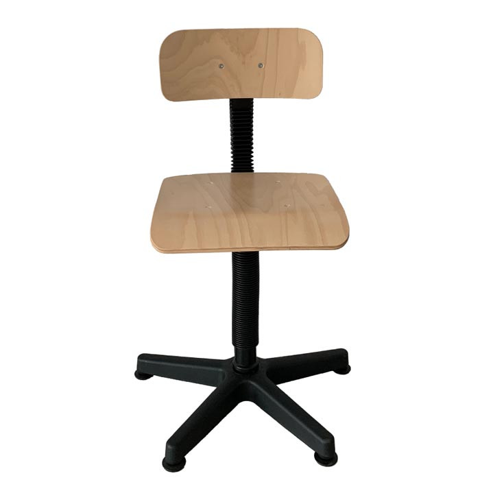 Chaise en bois pivotante pour atelier de couture KT-2 Chaise en bois pivotante pour atelier de couture KT-2