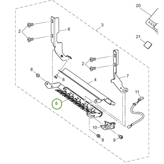Clapets de maintien du fil Brother PR 1000-1050-1055-1060 Clapets de maintien du fil Brother PR 1000-1050-1055-1060