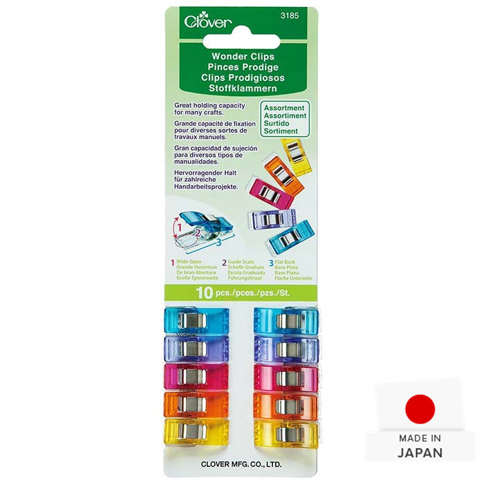 Clips (10) prodige assortiment Clover Clips (10) prodige assortiment Clover