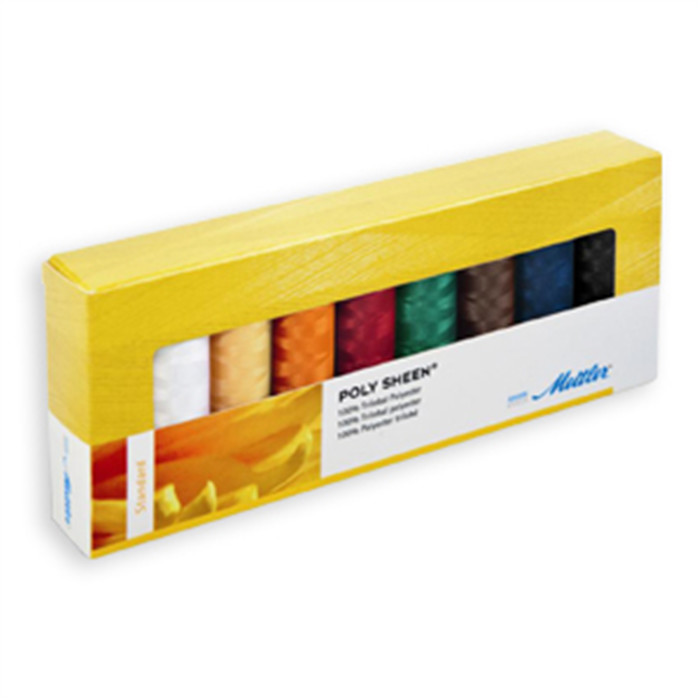 Coffret bobines 8 x 200m polyester N°40 Coffret bobines 8 x 200m polyester N°40