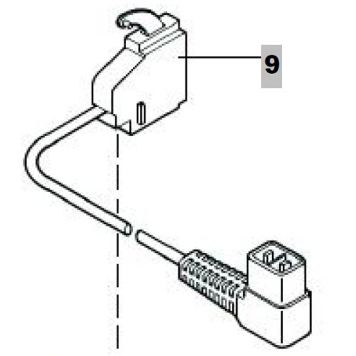 Cordon et rhéostat pédale (prise) Cordon et rhéostat pédale (prise)