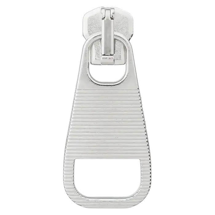 Curseur métallique 10 mm argenté Curseur métallique 10 mm argenté