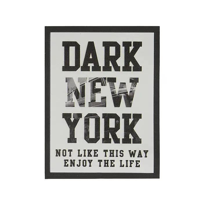 Écusson thermocollant Dark New York Écusson thermocollant Dark New York