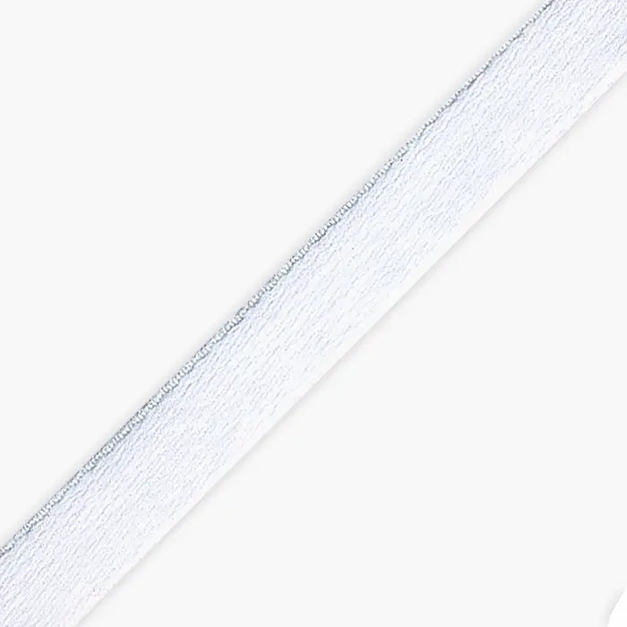 Elastique bretelle blanc 10mm au mètre Elastique bretelle blanc 10mm au mètre