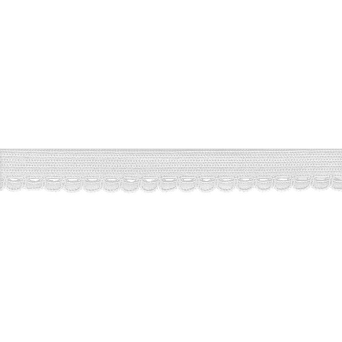 Elastique lingerie 10mm blanc au mètre Elastique lingerie 10mm blanc au mètre