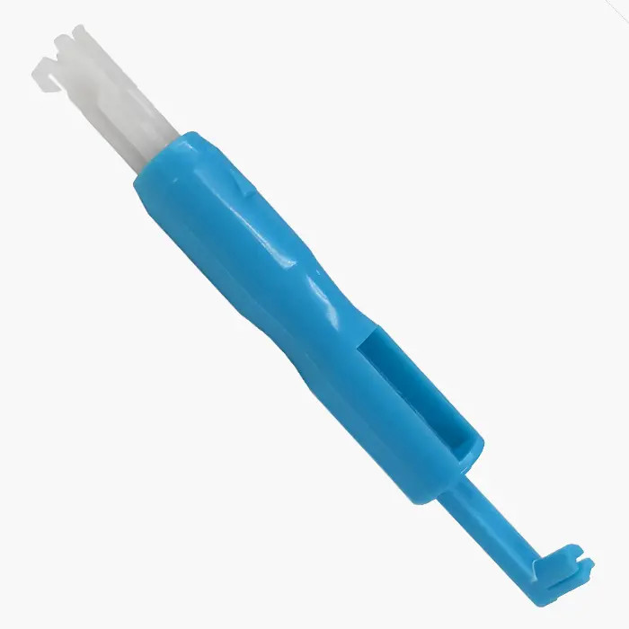 Enfile aiguille machine avec fixation aiguille Enfile aiguille machine avec fixation aiguille