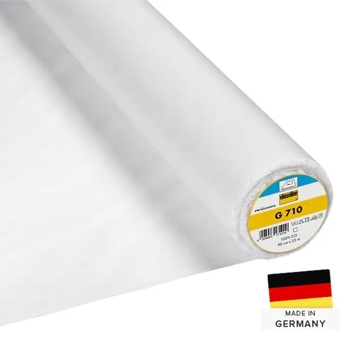 Entoilage G710 tissé blanc 90cm au mètre Entoilage G710 tissé blanc 90cm au mètre