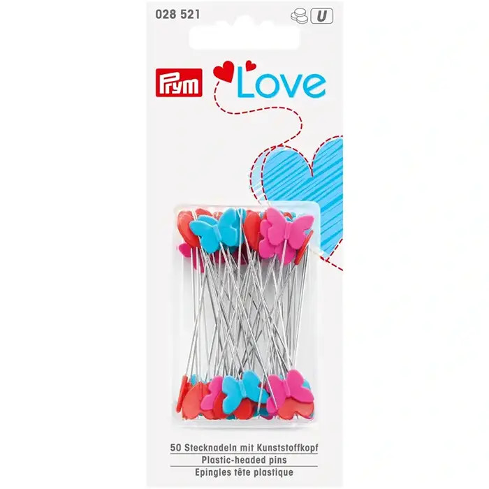 Epingles tête plastique Love Epingles tête plastique Love