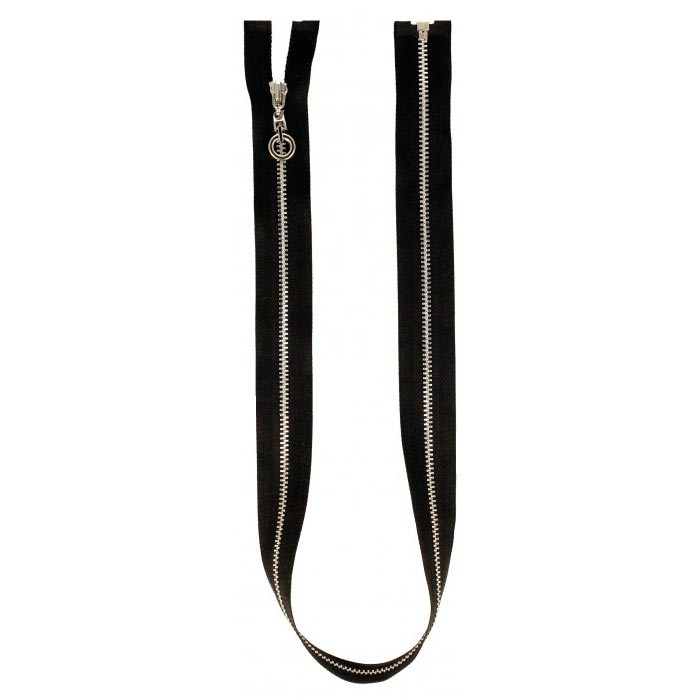 Fermeture à glissière séparable 70 cm noir Fermeture à glissière séparable 70 cm noir