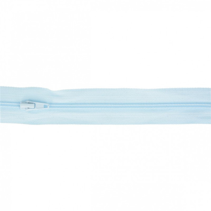 Fermeture fine Bleu layettel au mètre Fermeture fine Bleu layettel au mètre