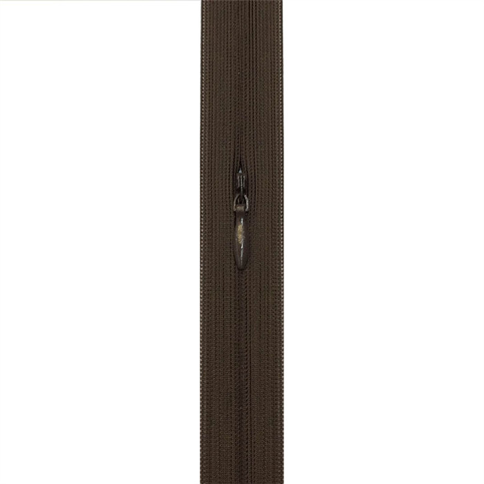 Fermeture invisible Marron au mètre Fermeture invisible Marron au mètre