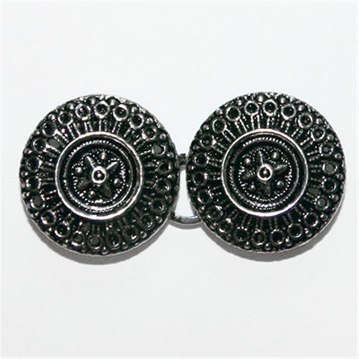 Fermeture métal 18mm argent Fermeture métal 18mm argent