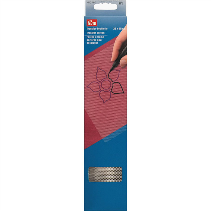 Feuille à trame perforée pour décalquer Feuille à trame perforée pour décalquer