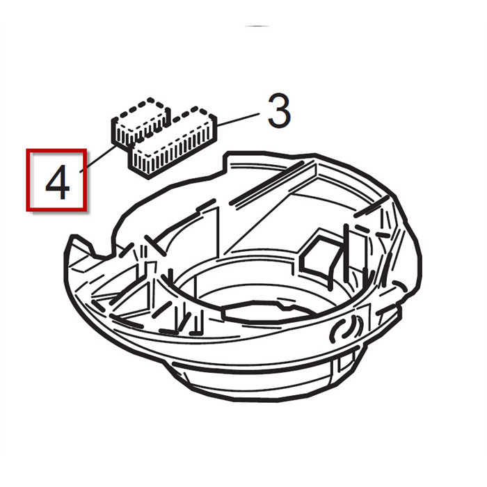 Feutre embase boitier à canette Brother Feutre embase boitier à canette Brother